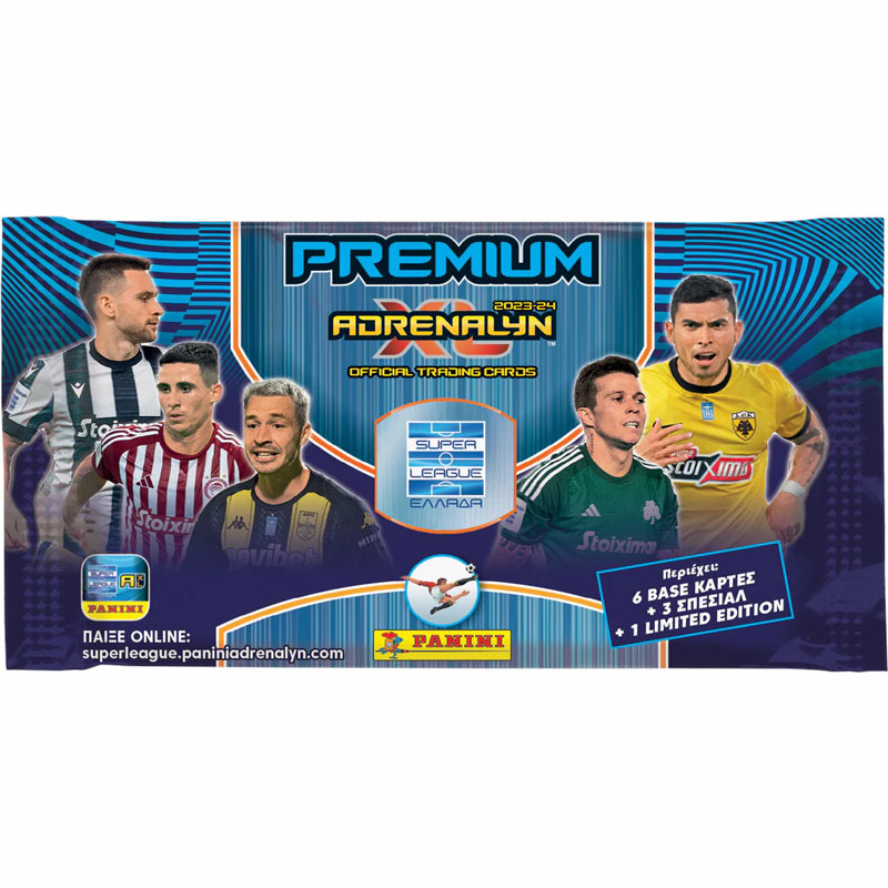 Panini - Superleague 2024 Adrenalyn Premium Κάρτες Panini 1 φακελάκι PA.KA.SU.324