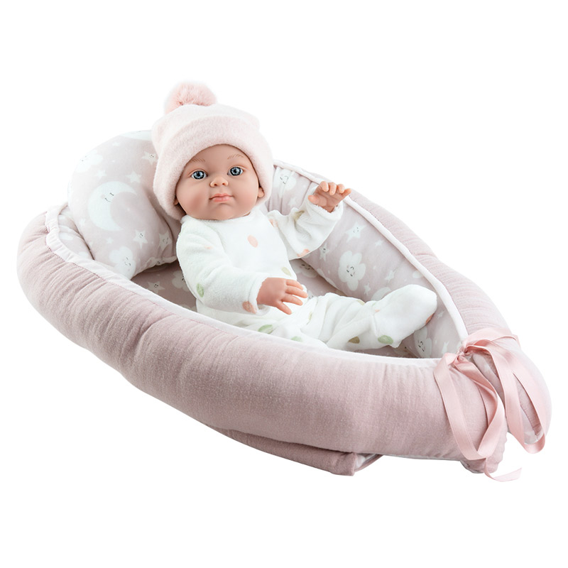 Paola Reina Mini Pikolina Μωρό 32cm σε Φωλιά Μωρού 05125