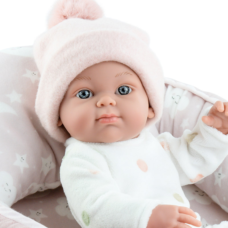 Paola Reina Mini Pikolina Μωρό 32cm σε Φωλιά Μωρού 05125