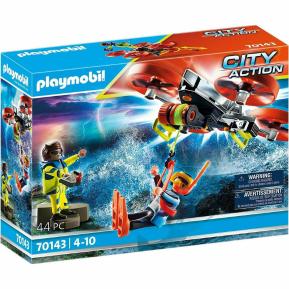Playmobil City Action Επιχείρηση διάσωσης δύτη με drone 70143
