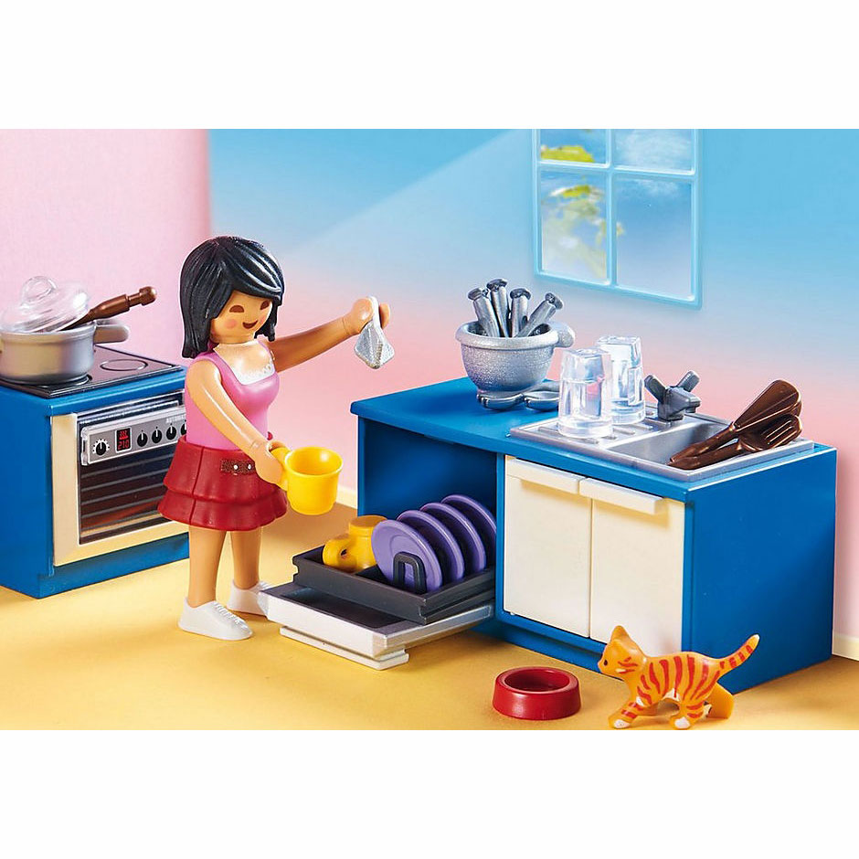 Playmobil Dollhouse Κουζίνα κουκλόσπιτου 70206
