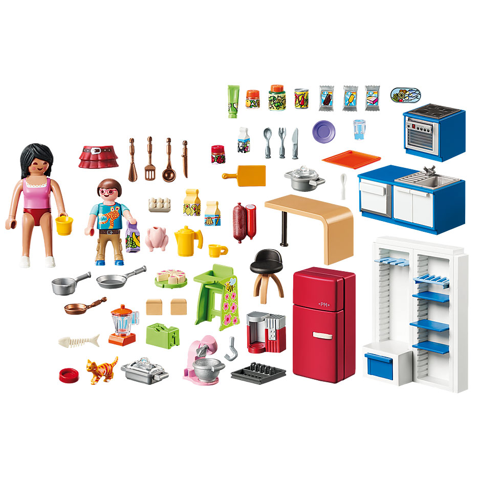 Playmobil Dollhouse Κουζίνα κουκλόσπιτου 70206