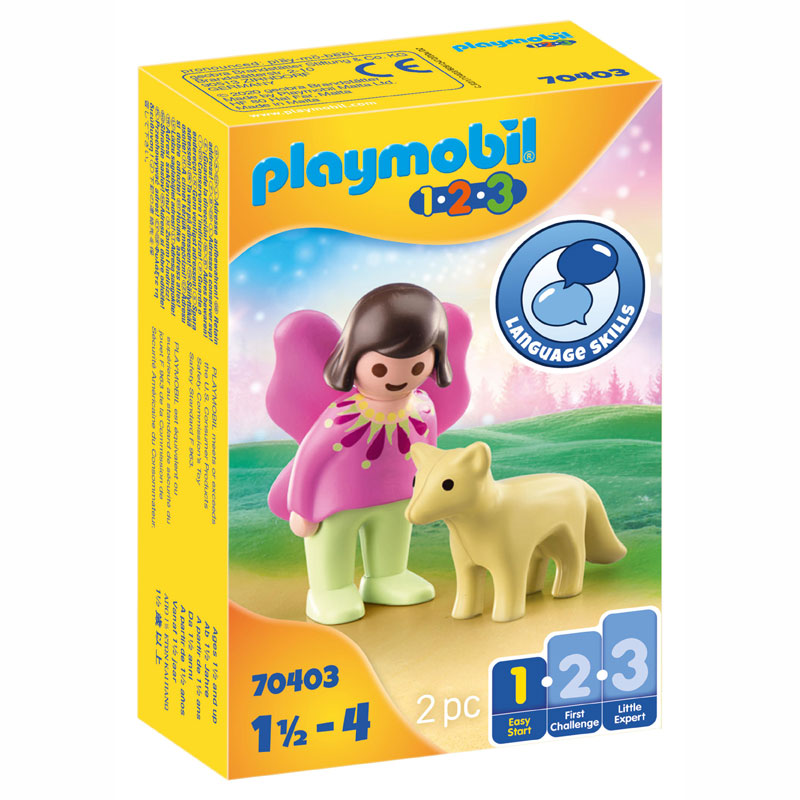 Playmobil 1 2 3 Νεράιδα με αλεπού 70403