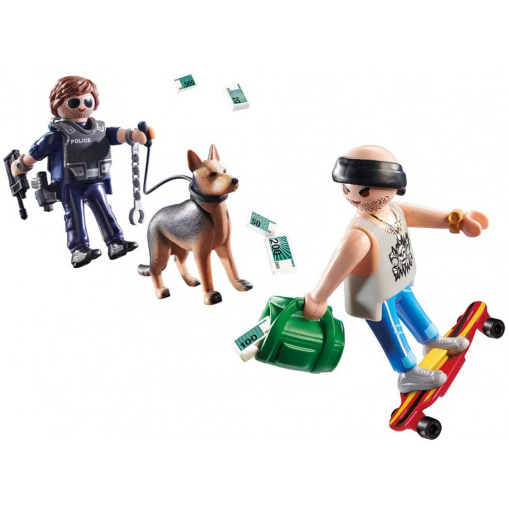 Playmobil City Police Action Κλέφτης Και Άστυνομος 70461