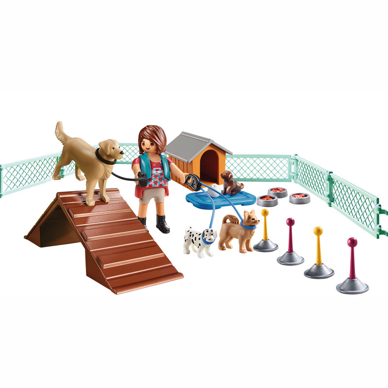 Playmobil City Life Gift Set Εκπαιδεύτρια σκύλων 70676