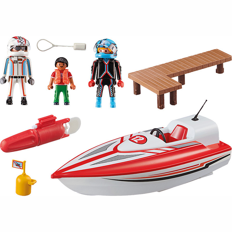 Playmobil Sports & Action Αγωνιστικό ταχύπλοο σκάφος με μοτέρ 70744