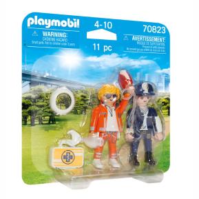 Playmobil DuoPack Διασώστης και Αστυνομικός 70823