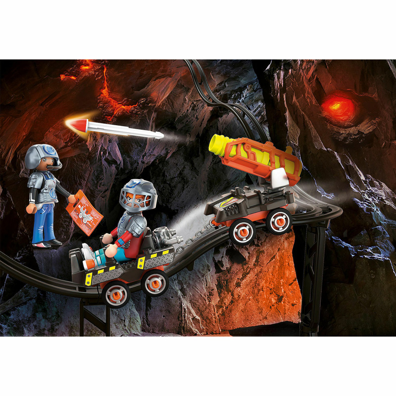 Playmobil Dino Rise Μαχητές με όχημα μεταφοράς πυραύλων 70929