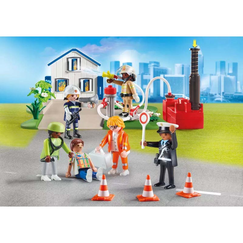 Playmobil My Figures: Πυροσβεστική διάσωση 70980