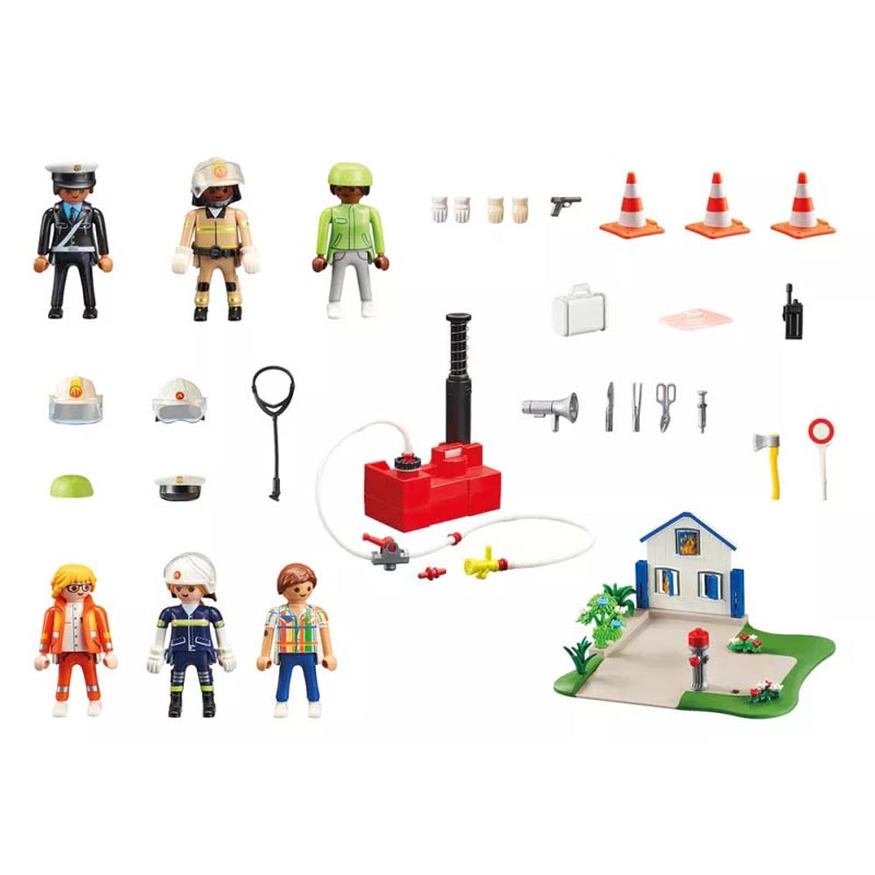 Playmobil My Figures: Πυροσβεστική διάσωση 70980