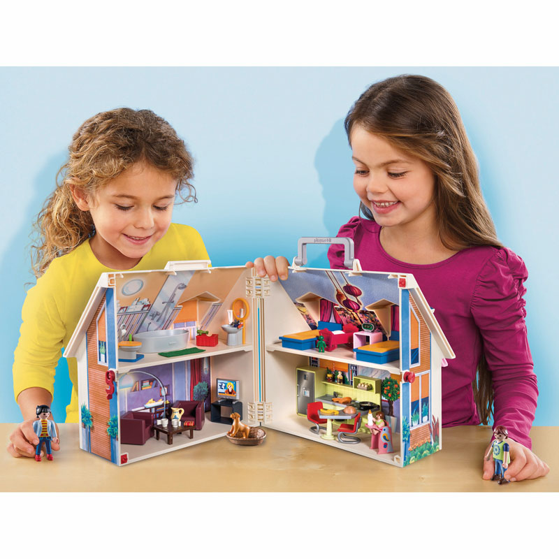 Playmobil Μοντέρνο Κουκλόσπιτο-βαλιτσάκι 70985