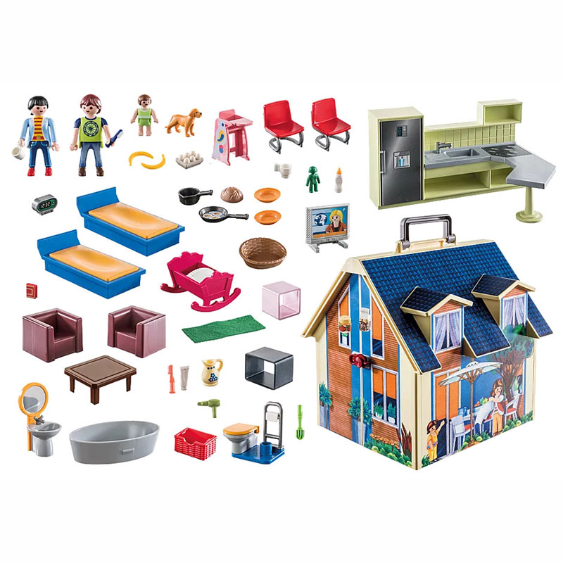 Playmobil Μοντέρνο Κουκλόσπιτο-βαλιτσάκι 70985
