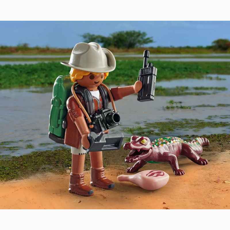 Playmobil Special Plus Εξερευνητής με Αλιγάτορα 71168