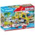 Playmobil City Life Ασθενοφόρο με Διασώστες 71202