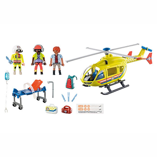 Playmobil City Life Ελικόπτερο Πρώτων Βοηθειών 71203