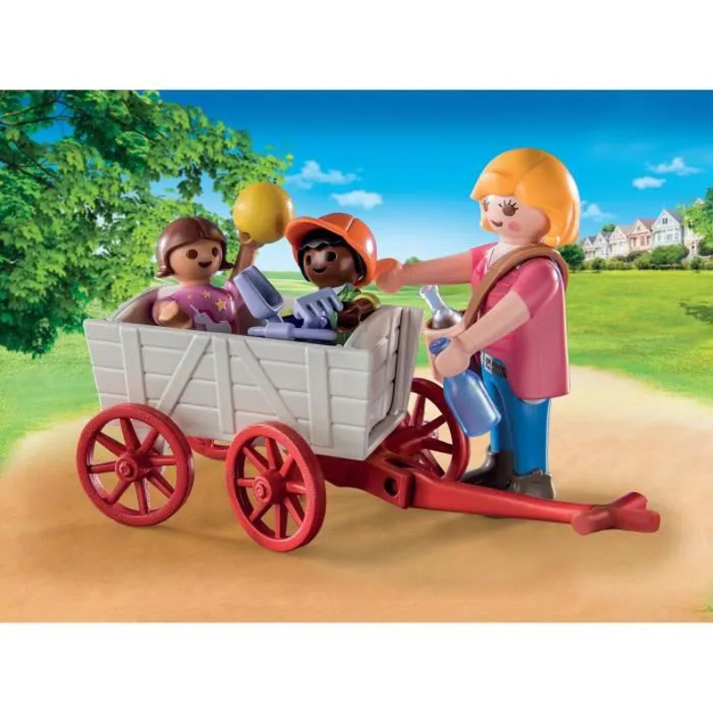 Playmobil Starter Pack Νηπιαγωγός με παιδάκια και καροτσάκι 71258