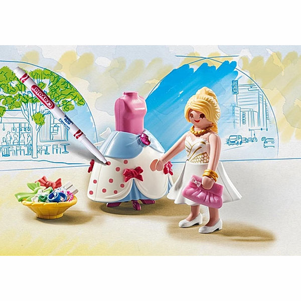 Playmobil Color Σχεδιάστρια μόδας 71374