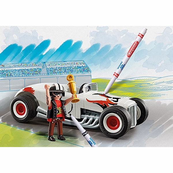 Playmobil Color Vintage αυτοκίνητο με οδηγό 71376