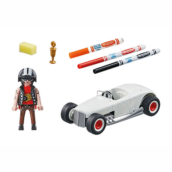 Playmobil Color Vintage αυτοκίνητο με οδηγό 71376