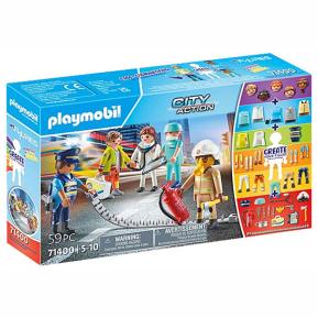 Playmobil City Action My Figures: Ομάδα διάσωσης 71400