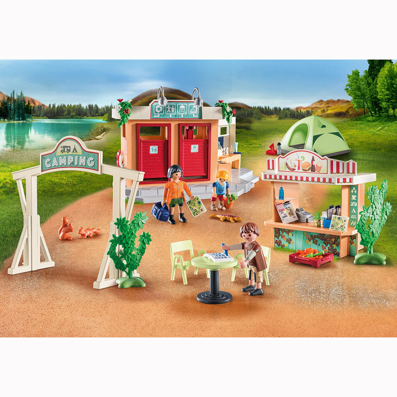 Playmobil Family Fun Οργανωμένο Camping 71424