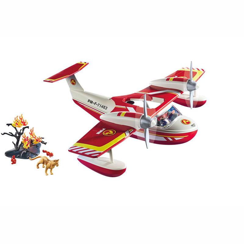 Playmobil City Action Heroes Πυροσβεστικό υδροπλάνο 71463