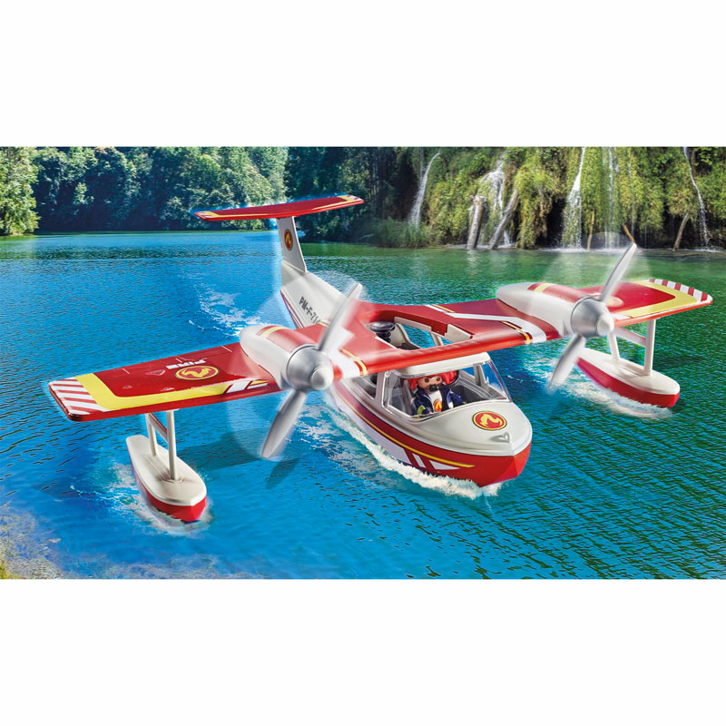 Playmobil City Action Heroes Πυροσβεστικό υδροπλάνο 71463