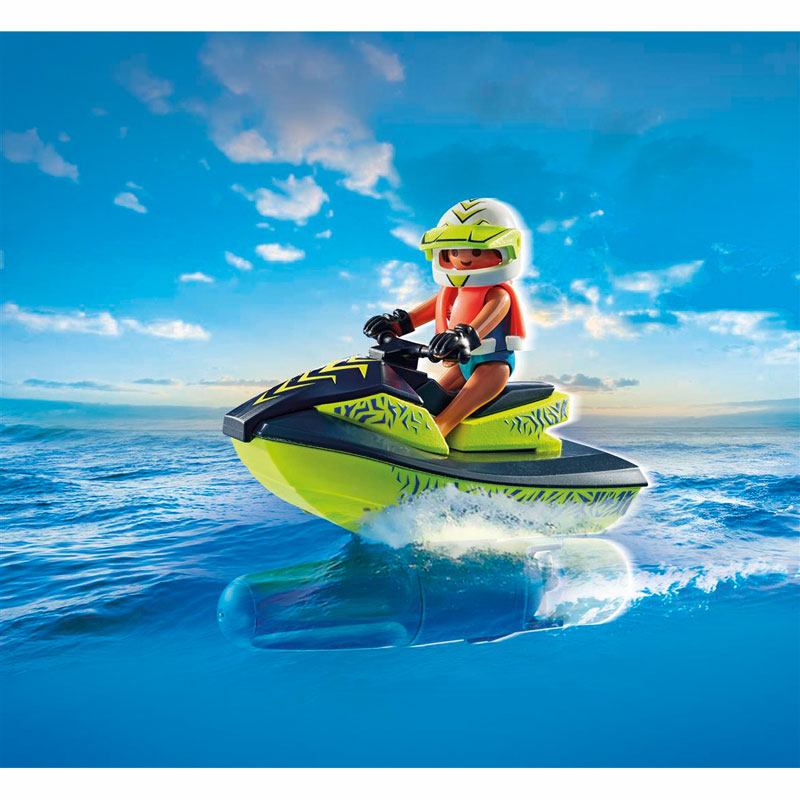 Playmobil City Action Heroes Φουσκωτό σκάφος Πυροσβεστικής με θαλάσσιο scooter 71464