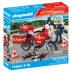 Playmobil City Action Heroes Πυροσβέστης με μοτοσικλέτα 71466