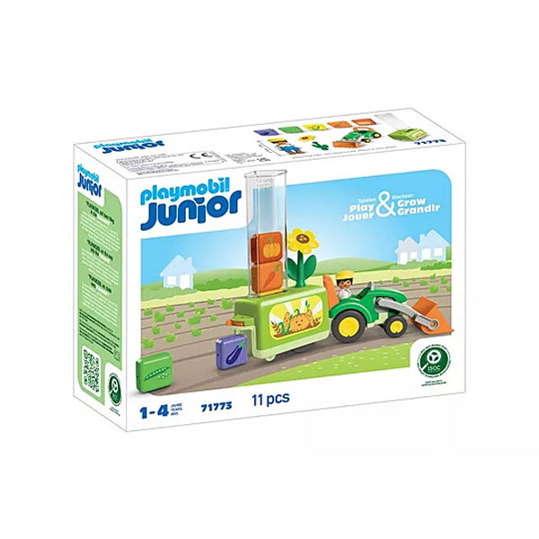 Playmobil Junior Τρακτέρ με λαχανικά 71773