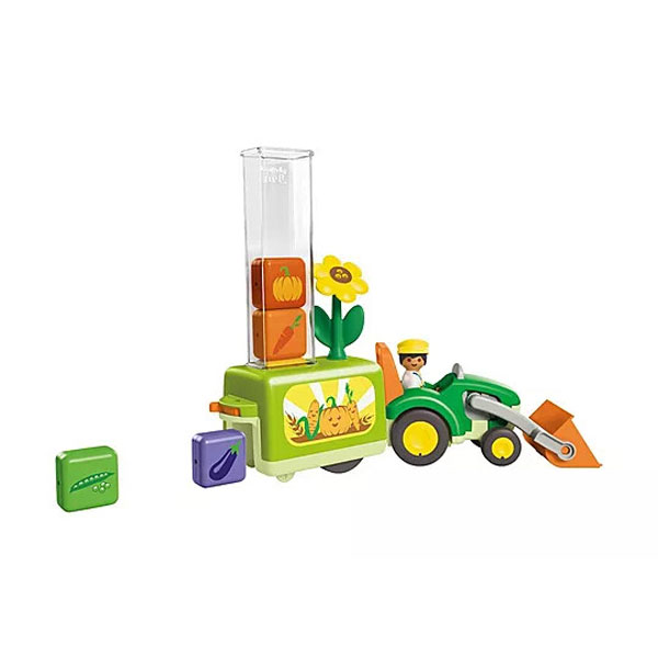 Playmobil Junior Τρακτέρ με λαχανικά 71773