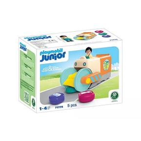 Playmobil Junior Απορριμματοφόρο όχημα 71774
