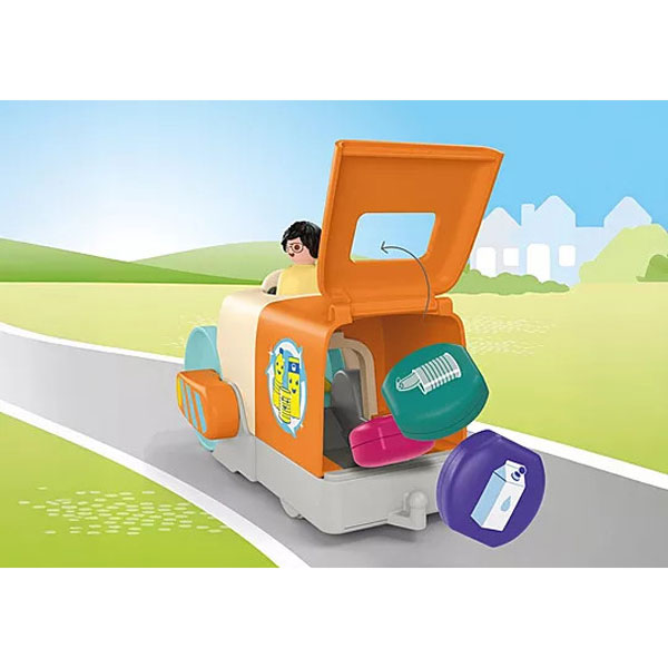 Playmobil Junior Απορριμματοφόρο όχημα 71774