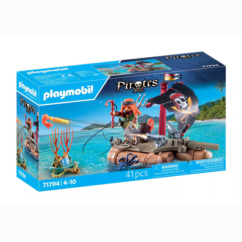 Playmobil Pirates Πειρατική σχεδία με κανόνια 71794