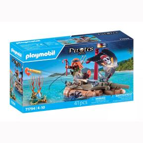 Playmobil Pirates Πειρατική σχεδία με κανόνια 71794