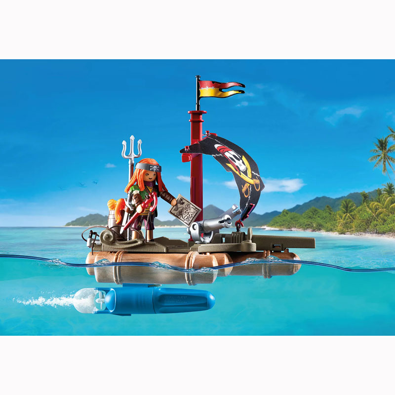 Playmobil Pirates Πειρατική σχεδία με κανόνια 71794