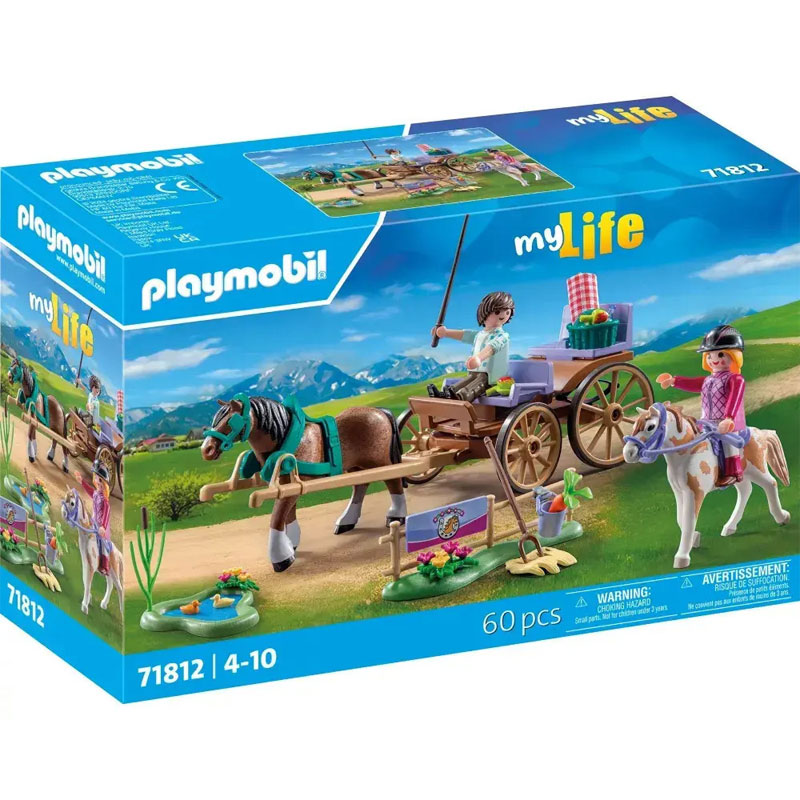 Playmobil My Life Βόλτα Με Την Άμαξα Στην Ύπαιθρο 71812