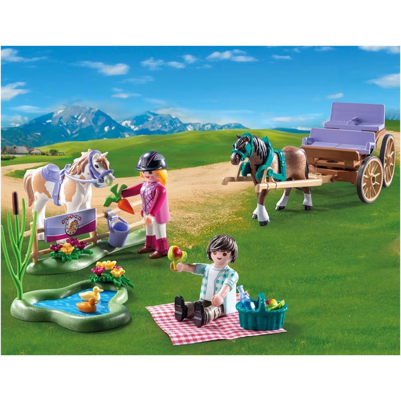 Playmobil My Life Βόλτα Με Την Άμαξα Στην Ύπαιθρο 71812