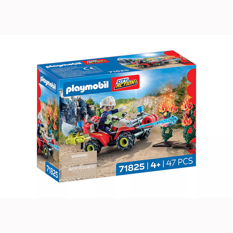 Playmobil City Action Πυροσβέστης με γουρούνα 71825