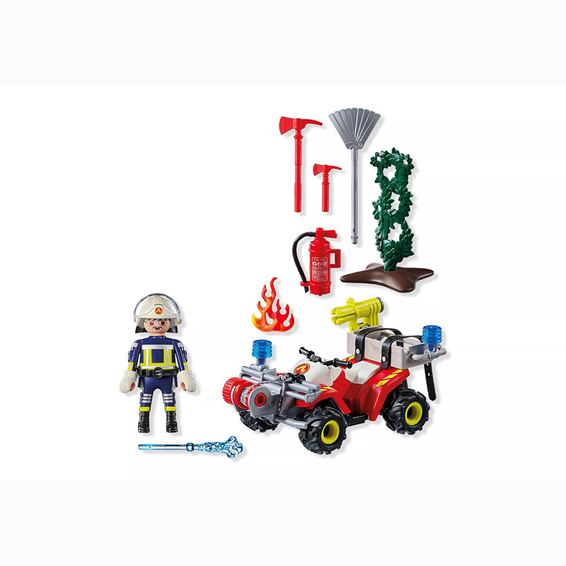 Playmobil City Action Πυροσβέστης με γουρούνα 71825