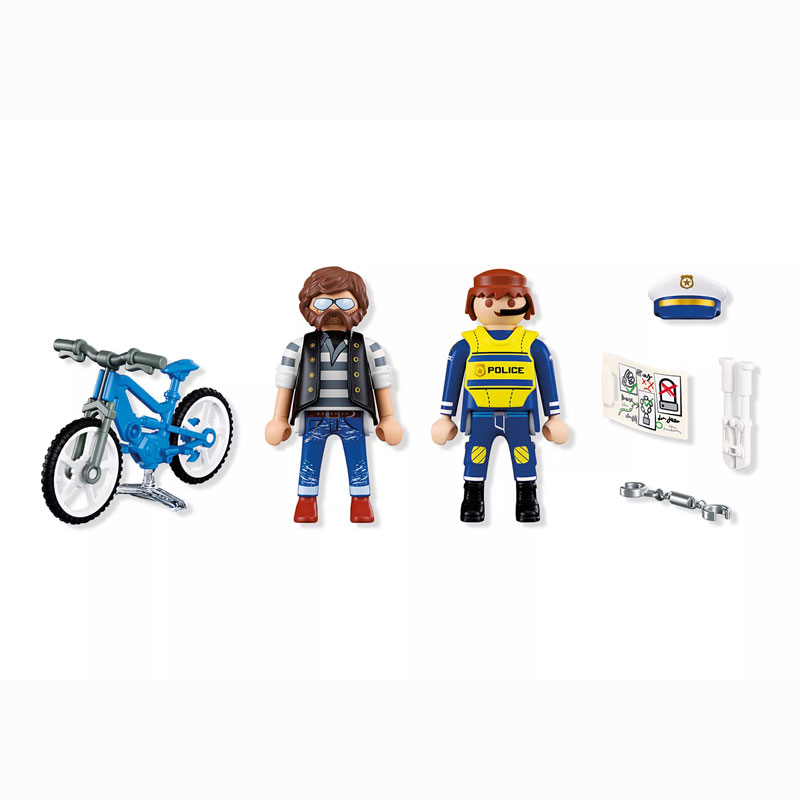 Playmobil City Action - Αστυνομικός και Κλέφτης ποδηλάτων 72076
