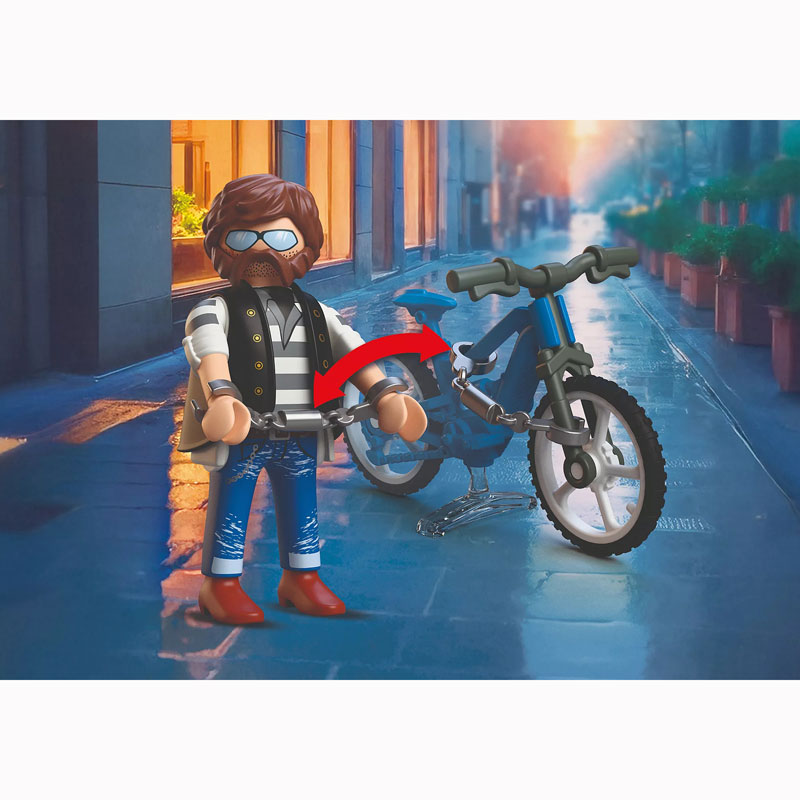 Playmobil City Action - Αστυνομικός και Κλέφτης ποδηλάτων 72076
