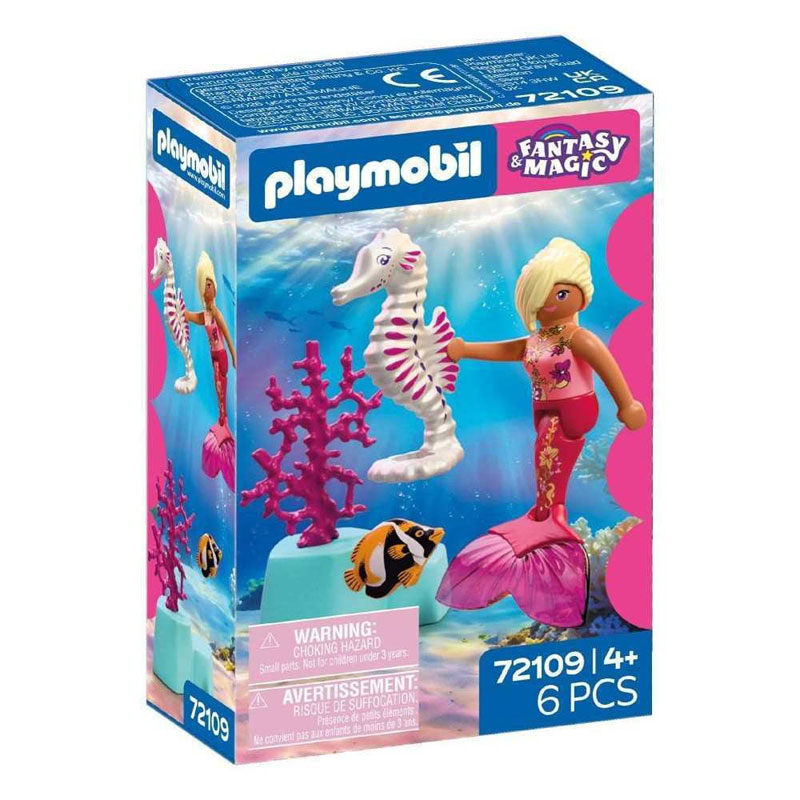 Playmobil Fantasy & Magic Γοργόνα και Ιππόκαμπος 72109