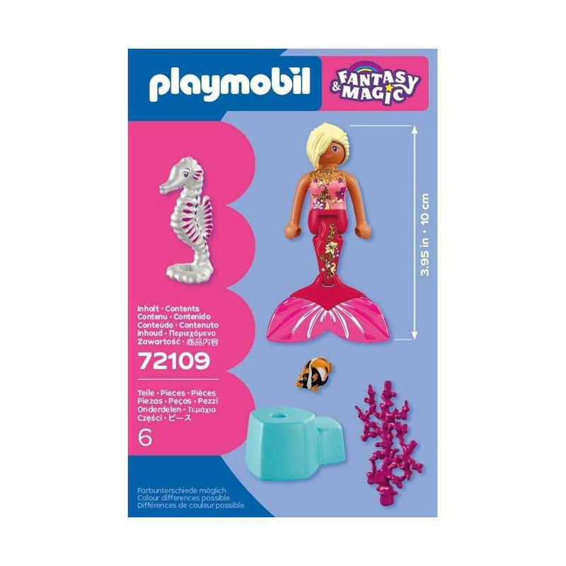Playmobil Fantasy & Magic Γοργόνα και Ιππόκαμπος 72109