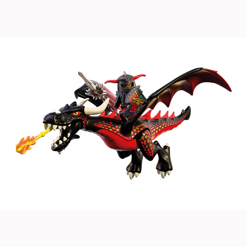 Playmobil Knights Μαύρος Δράκος και Ιππότης 72114