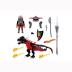 Playmobil Knights Μαύρος Δράκος και Ιππότης 72114