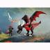 Playmobil Knights Μαύρος Δράκος και Ιππότης 72114