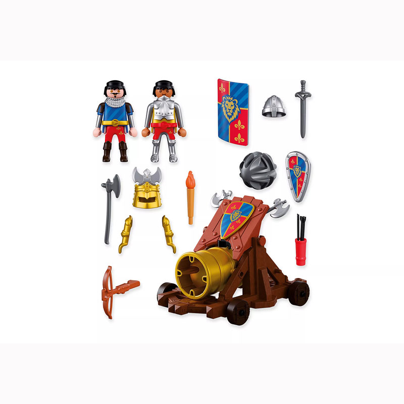 Playmobil Knights Λεοντόκαρδοι Ιππότες με κανόνι 72115