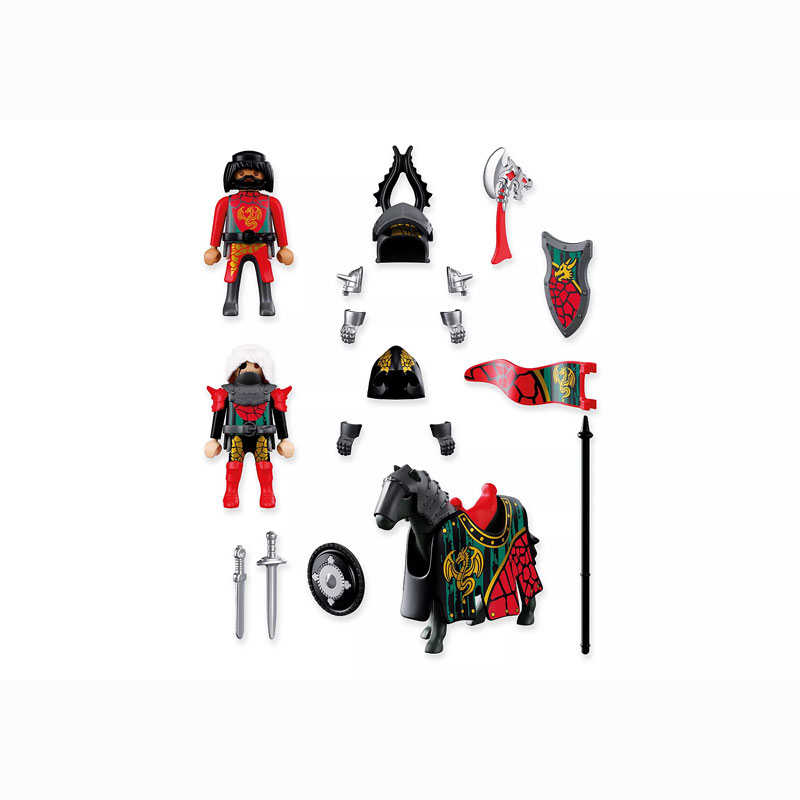 Playmobil Knights Αρχηγός Ιπποτών Δράκων και πολεμιστής 72118