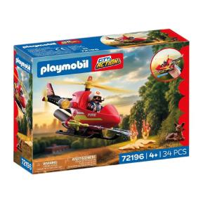 Playmobil City Action Ελικόπτερο Πυροσβεστικής 72196